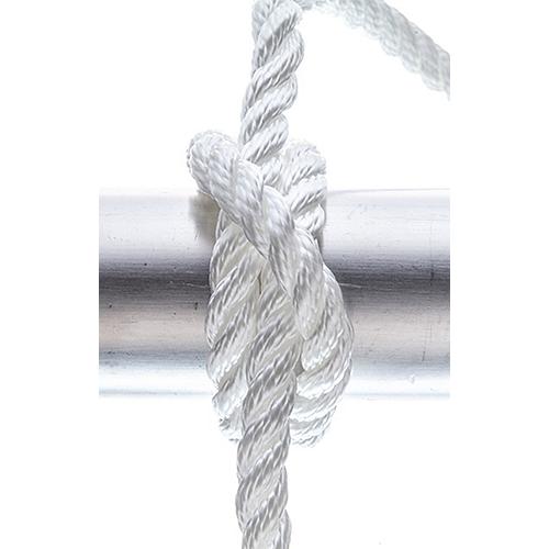 Seachoice 3-Strand Twisted Nylon Dock Line, White, 3/8