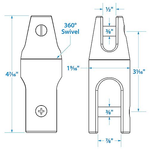 Seachoice 44511 Stainless Steel Anchor Swivel - 4-5/8