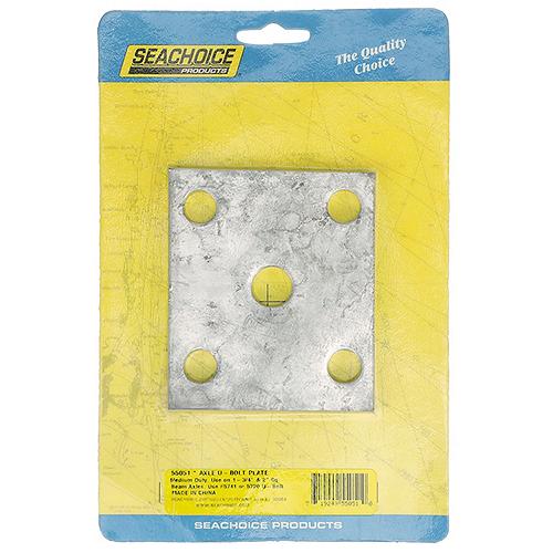 Seachoice 50-55051 Medium Duty Axle U-Bolt Plate - 55051 - 50-55051F1
