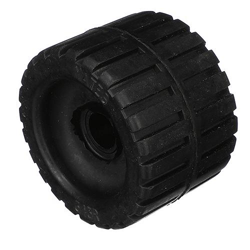 Seachoice Black Rubber Ribbed Roller 4-3/8