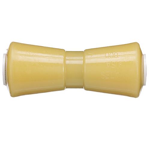 Seachoice Non-Marking Tp Yellow Rubber Keel Roller With 5/8