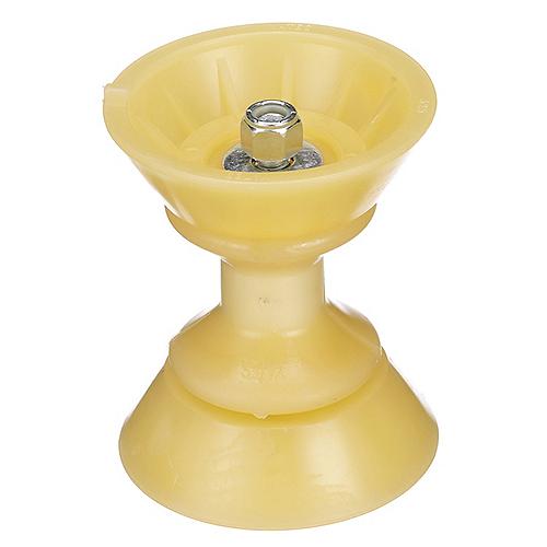 Seachoice Non-Marking Tp Yellow Rubber Bow Roller With Bells 1/2