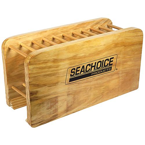 Seachoice 50-Oarrack 10-Oar Wood Rack, Natural Finish - Oarrack - 50-Oarrackf1