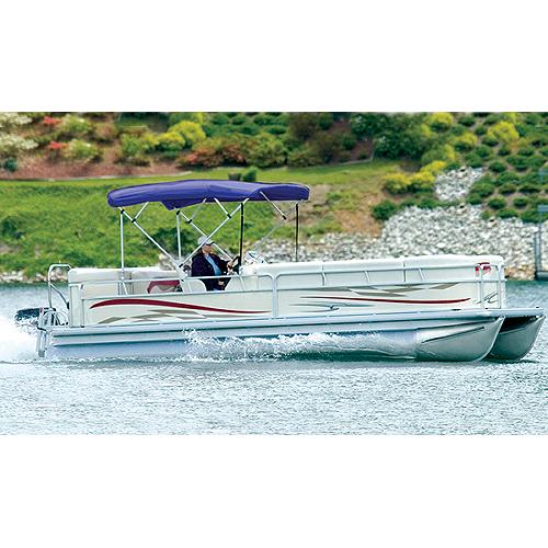 48 High 4 Bow Square Tube Pontoon Ups-Able Bimini Top, Pacific Blue Sunbrella Fabric Only - 510A04 - 500-510A04F1