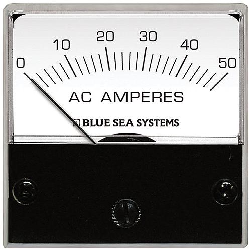 Blue Sea Systems 8246 Ac Ammeter - 0 To 50A With Coil - 8246-Bss - 661-8246F1