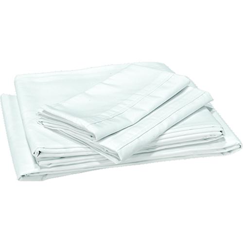 Thomas Payne 2020218489 Microfiber Sheet Set, White, Short Queen - 2020218489 - 816-2020218489F1