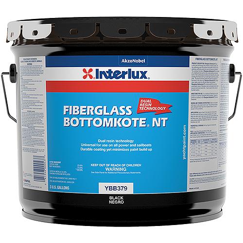 Interlux Ybb3793 Fiberglass Bottomkote® Nt Bottom Paint, Black 3-Gal. Pail - Ybb379/3 - 94-Ybb3793F1