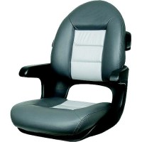 Tempress Elite Helm High Back Seat, Black Shell, Charcoal/Grey Cushions - 57017 - 107-57017F1