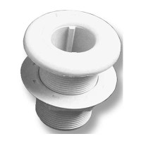 Forespar Cf251 Marelon Full Threaded Mushroom Head Thru Hull W/Nut, White - 906010 - 108-906010F1