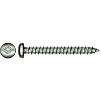 10X112P12Sm Stainless Sheet Metal Screws, Pan Head, #10 X 1-1/2