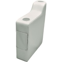 Wise 3009990 Premier Pontoon Furniture Armrest, Left Contour, Platinum - 3009-990 - 144-3009990F1