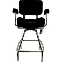 Springfield 1020009 Deluxe Captain'S Seat With Stand, Black - 1020009 - 169-1020009F1