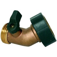 Camco 20173 Brass 45 Degree Shut-Off Valve - 20173 - 17-20173F1