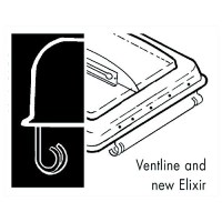 Camco Unbreakable Polycarbonate Elixer & Ventline Vent Lid 14