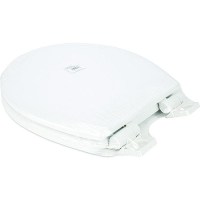 Camco 41726 Replacement Lid And Seat For Premium Ceramic Rv Toilet 41710, White - 41726 - 17-41726F1