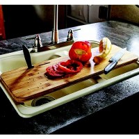 Camco 43543 Bamboo Over The Sink Cutting Board - 43543 - 17-43543F1
