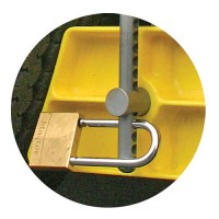 Wheel Stop W/Lock - 44642 - 17-44642F1