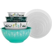 Camco 53451 Nesting Bowl Set With Lids - 53451 - 17-53451F1