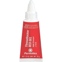 Permatex 27835 High Strength Threadlocker Red Gel, 35 Gr., Red - 27835 - 180-27835F1