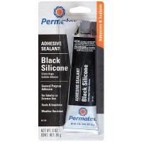 Permatex 81158 Black Silicone Adhesive Sealant, 3 Oz. - 81158 - 180-81158F1