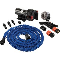 Johnson Pump 6260616 Aqua Jet™ Wash Down 5.2 Gpm Pump Kit W/ Blue Collapsible Hose - 6260616 - 189-6260616F1