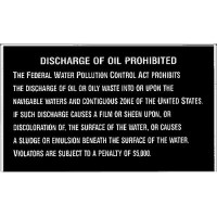 Oil Discharge Plaque - P204 - 22-P204F1