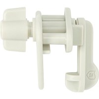Attwood Universal Pontoon Replacement Gate Latch, White - 11404-6 - 23-114046F1