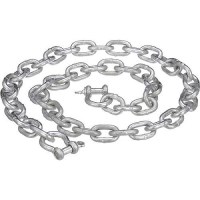 Attwood 137537 Galvanized Anchor Lead Chain W/Shackles, 1/4