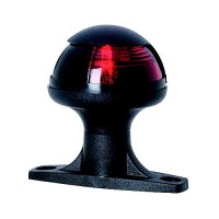 Attwood Pulsar Side Light, Raised Base, Red Lens - 5080R7 - 23-5080R7F1