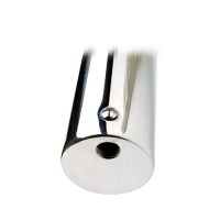 Attwood Rod Holder Flush Mount Stainless Steel 30 Degree Black Closed End - 66470-7 - 23-664707F1