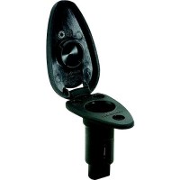 Attwood Lightarmor™ Plug-In Base - Teardrop Series, 2-Pin, Black - 910T2Pb-7 - 23-910T2Pb7F1
