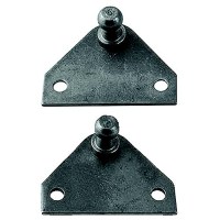 Attwood Flat Gas Spring Mounting Bracket Ball Pem Forward 2 Holes Stainless Steel - Sl40Ssp3-7 - 23-Sl40Ssp37F1