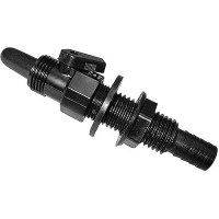 T-H Marine Ahv1Dp Straight Aerator Head W/Shut-Off Valve, 3/4