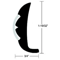 Rigid Rubrail 20' White - V21-9866Whc20D - 236-V219866Whc20Df1