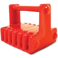 Greenfield Marine Retrieval Magnet 200 Lb. Rating Pvc Coated - Red - 7-Rd - 238-7Rdf1
