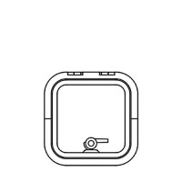 Lewmar 39910030 Low Profile Size 10 Rectangular Self Supporting Hatch - 39910030 - 239-39910030F1