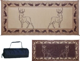 Ming'S Mark Reversible Mat, Deer Brown/Beige, 8' X 18' - Pe1 - 672-Pe1F1