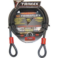 Trimax Tdl1510 Dual Loop Quadra Braid Trimaflex Cable, 15' L X 10Mm - Tdl1510 - 255-Tdl1510F1