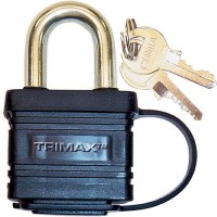 Trimax Solid Brass Waterproof Padlock - Tpw1125 - 255-Tpw1125F1