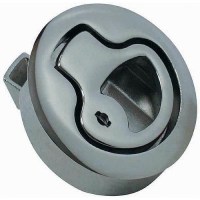 Teak Isle Flush Slam Latch, Locking, Stainless - 29207 - 264-29207F1