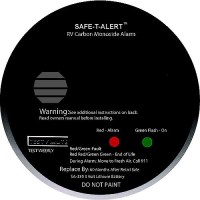 Coleman-Mach Sa339Bl Sealed Battery Carbon Monoxide Alarm, Black, Round - Sa-339-Bl - 270-Sa339Blf1