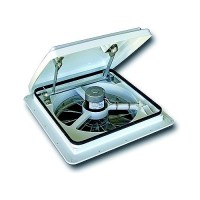 Maxxfan Plus 0004000K White Rv 10-Speed Fan W/Manual Opening - 00-04000K - 278-0004000Kf1