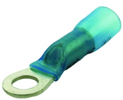 Fultyme Rv Heat Shrink Ring Terminal, 16-14 Ga., #10 Stud, Blue, 25/Pk - 5121 - 590-5121F1