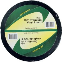 Jr Products Vinyl Insert - Premium, 100' Black - 10111 - 342-10111F1