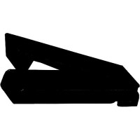 Jr Products Square Baggage Door Catch, Black, 2/Pk - 10225 - 342-10225F1