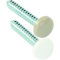 Jr Products Kappet Screws With Covers, White, 14/Pk - 20415 - 342-20415F1