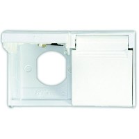Jr Products 47505 White Duplex Weatherproof Rv Outlet Cover - 47505 - 342-47505F1