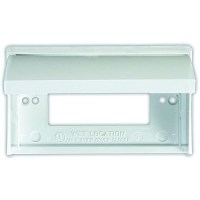 Jr Products 47515 White Gfci Weatherproof Rv Outlet Cover - 47515 - 342-47515F1