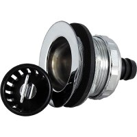 Jr Products Sink Strainer With Threaded Basket & Tail Flange - 9490-217-022 - 342-9490217022F1