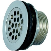 Jr Products 9495-211-022 Rv Shower Strainer With Grid, Locknut, Slipnut & Rubber & Plastic Washer - 9495-211-022 - 342-9495211022F1